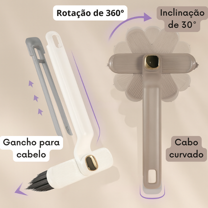 Escova Rotativa Multifuncional (x2) Mais uma grátis🎁 ✨