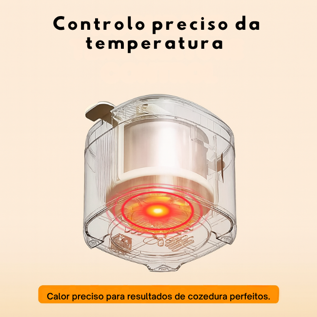 Cozedor elétrico multifuncional e inteligente