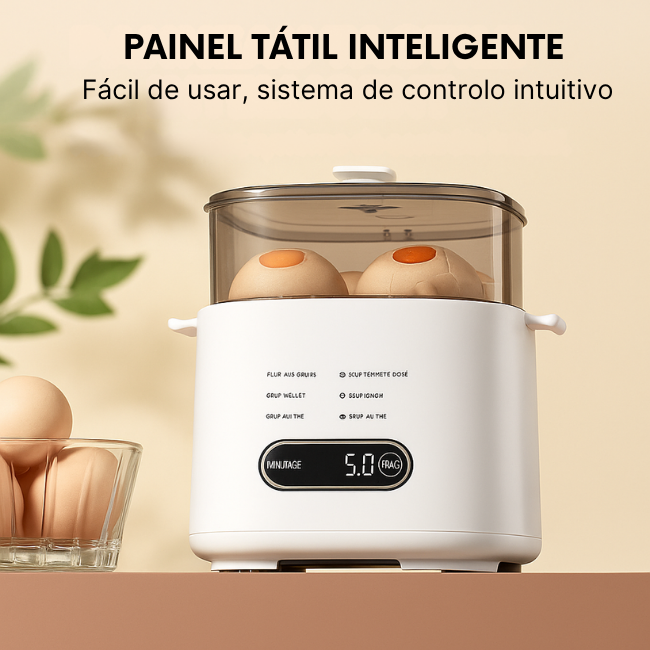 Cozedor elétrico multifuncional e inteligente