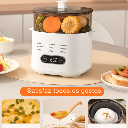 Cozedor elétrico multifuncional e inteligente