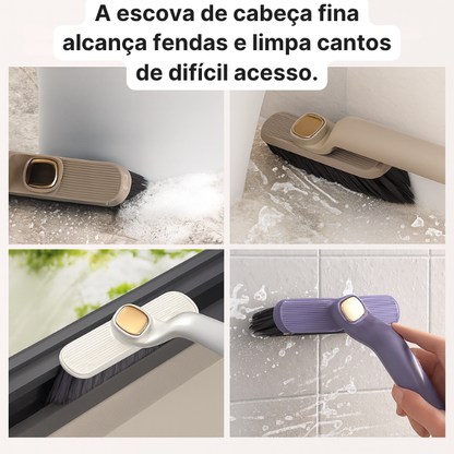 Escova Rotativa Multifuncional (x2) Mais uma grátis🎁 ✨