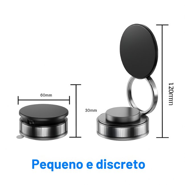 MagFix360 – O suporte magnético que roda consigo