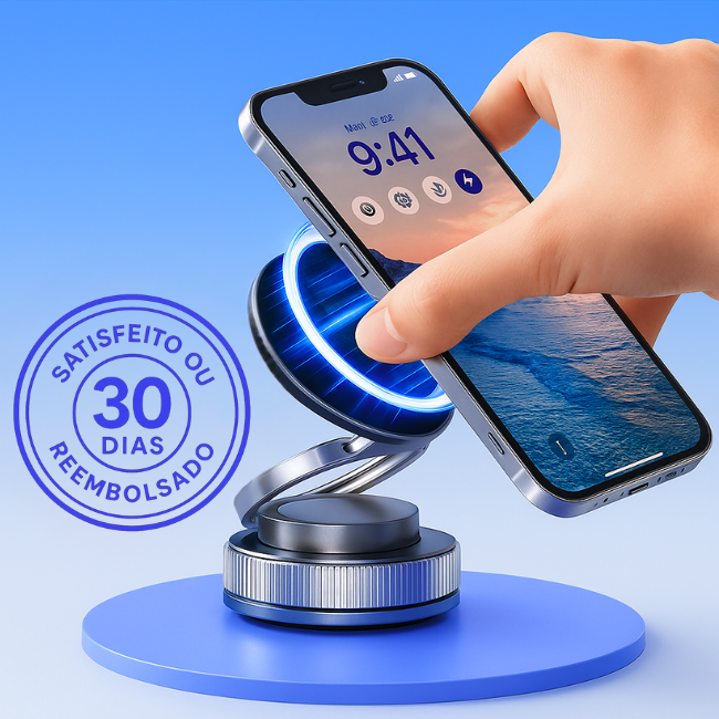 MagFix360 – O suporte magnético que roda consigo
