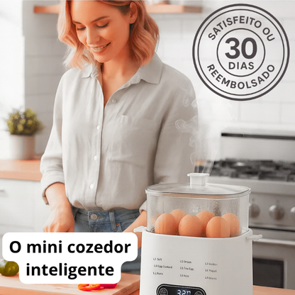 Cozedor elétrico multifuncional e inteligente