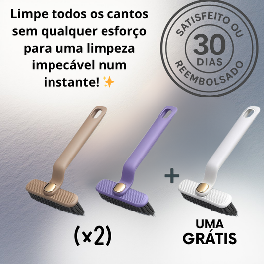 Escova Rotativa Multifuncional (x2) Mais uma grátis🎁 ✨